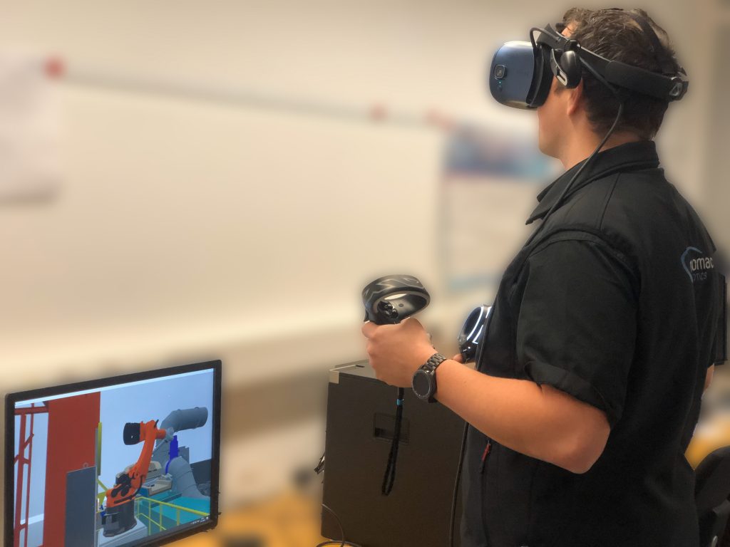 VR - Roboteranlagen virtuell Planen - ABB und KUKA Roboterzellen Offline Programmierung